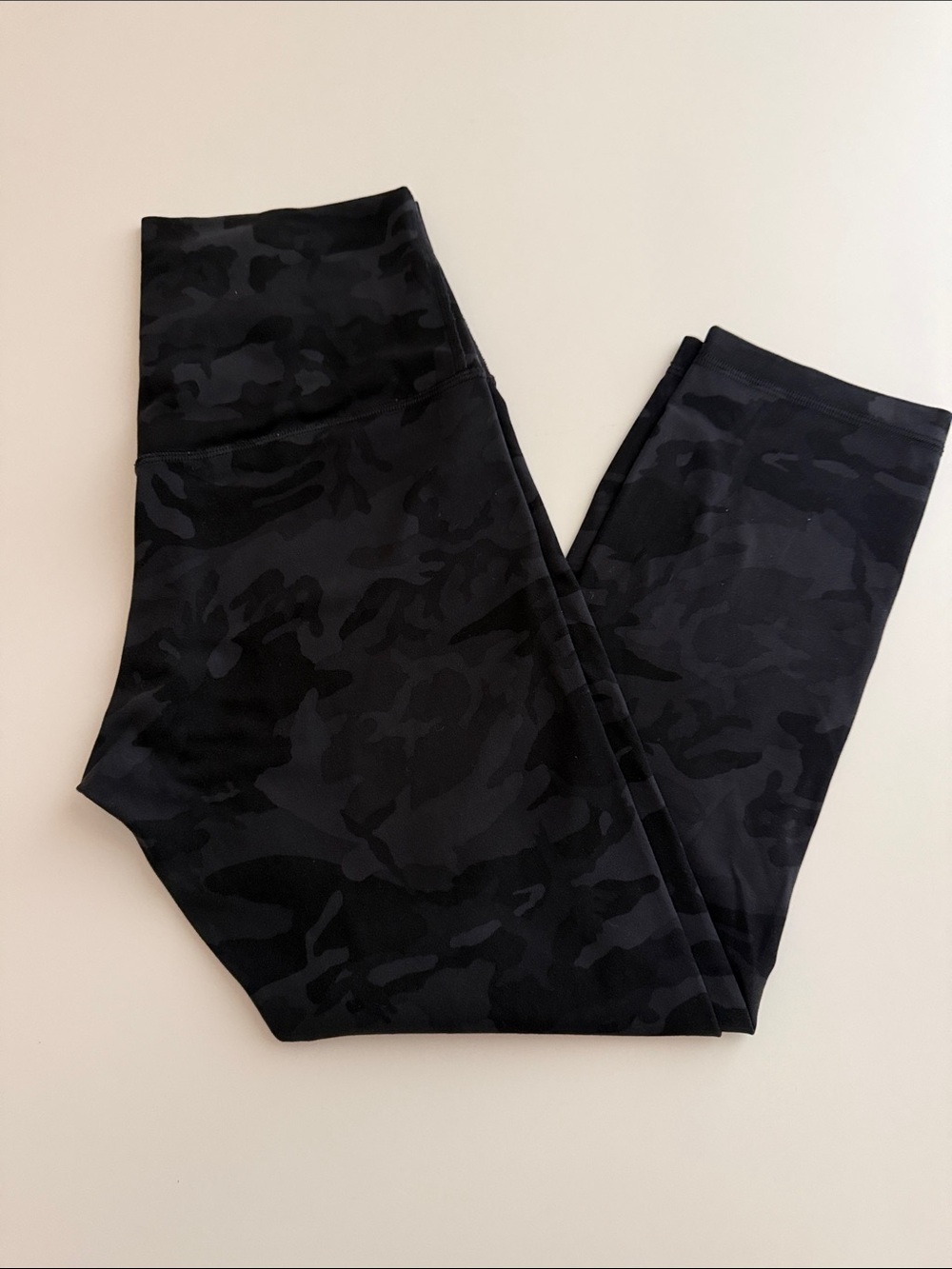 lululemon athletica Align Black Gray Camo High-Rise Leggings Sz 6